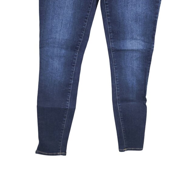 Frame Denim Jeans Le Skinny de Jeanne‎ Women's Size 24 Dark Wash Ankle Slit - Picture 7 of 13